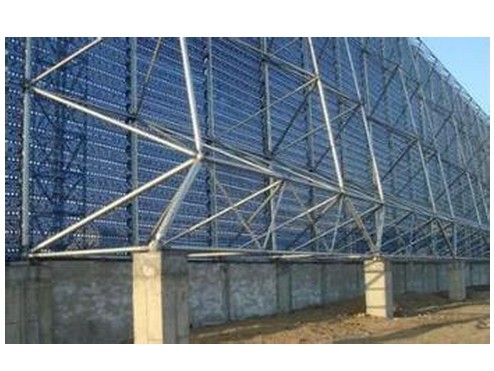 日喀则环保扫风墙网架工程